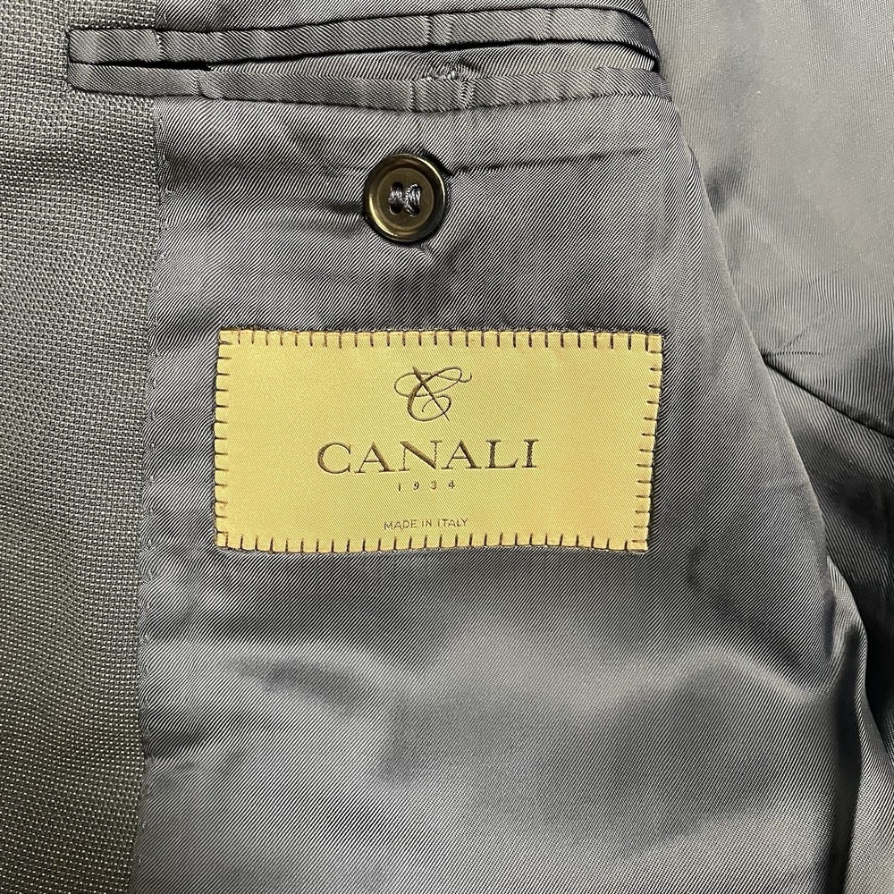 Canali Exclusive 1934 Blazer Mens 54 44R Blue Wool Suit Jacket - Picture 6 of 11